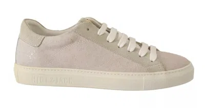 Pre-owned Hide & Jack Off White Low Top Lace Up Sneakers Women's Shoes ()