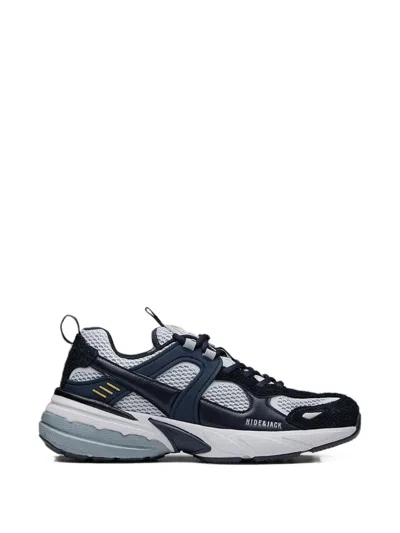 Hide & Jack Panelled Mesh Sneakers In Blue