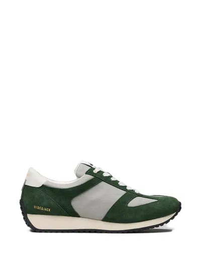 Hide & Jack Roma Suede-panelled Sneakers In Red