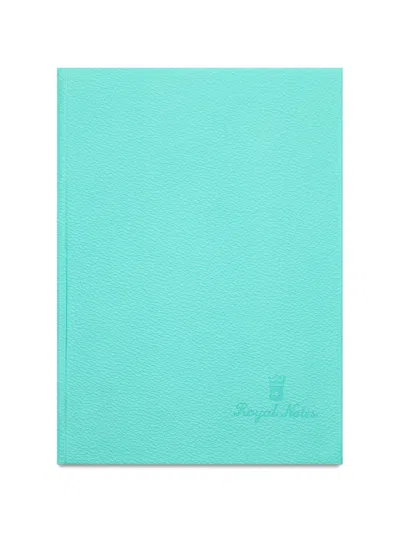 Hide & Jack Royal Notes Grained Notebook In Blue