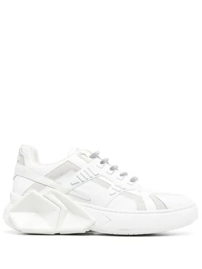 Hide & Jack Silverstone Chunky Sneakers In White