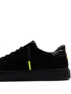 Hide & Jack Suede Sneakers In Black
