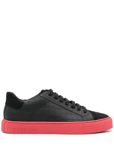 Hide & Jack Essence Double Sneakers In Schwarz