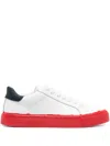 Hide & Jack Sky Color-block Low-top Sneakers In White