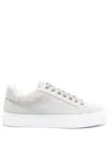 Hide & Jack Low Top Essence Croco Shoes In Grey