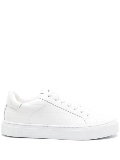 Hide & Jack Low Top Trainer Shoes In White
