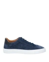 Hide & Jack Man Sneakers Midnight Blue Size 9 Leather In Blue