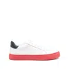 Hide & Jack Sky Color-block Low-top Sneakers In White