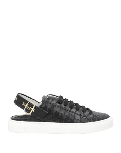 Hide & Jack Woman Sneakers Black Size 8.5 Leather