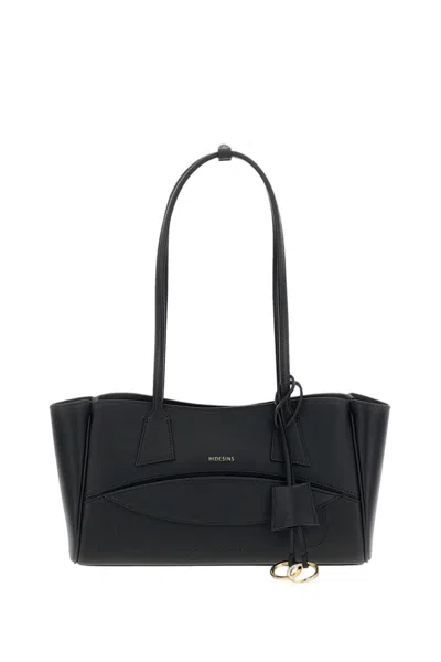 Hidesins Black Shopper S Soft Leather Shoulder Bag
