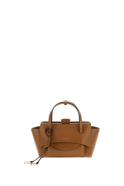 Hidesins Brown Leather Flap S Crossbody Bag