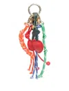 Hidesins Cherry Heart Keyring In Multi