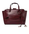 Hidesins Double Handle Shoulder Bag In Red