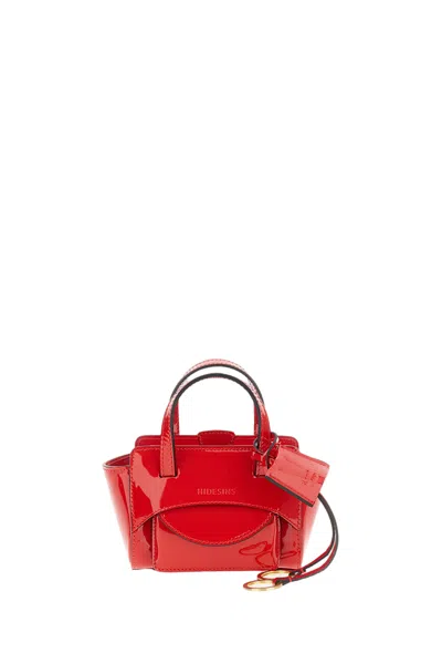 Hidesins Extra Small Flap Bag In Red