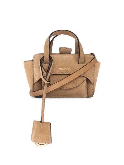 Hidesins Extra Small Flap Mini Bag In Brown
