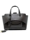 Hidesins Fl12tr39920 Flap M Premiere Brown Leather Handbag In Black