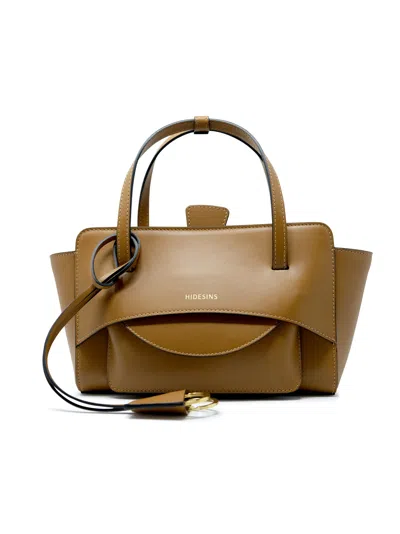 Hidesins Fl13tr23404 Flap S Caramel Leather Handbag In Brown