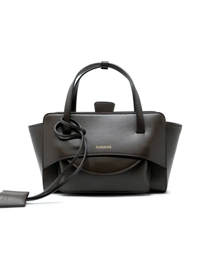 Hidesins Fl13tr39920 Flap S Premiere Dark Brown Leather Handbag In Black
