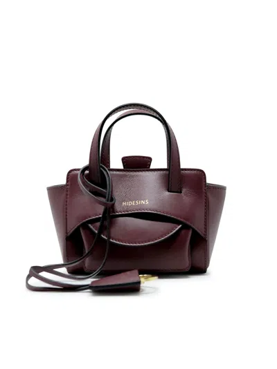 Hidesins Fl14tr6904 Flap Xs Premiere Wine Leather Handbag In Burgundy
