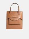 Hidesins 'flap' Caramel Leather Bag In Brown