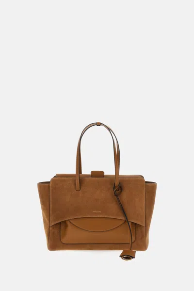 Hidesins Flap Crossbody Bag L In Brown