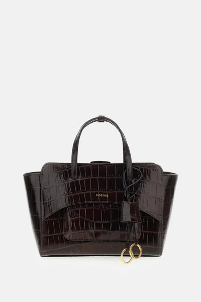Hidesins Flap Crossbody Bag M In Brown
