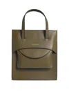 Hidesins Flap J Premiere Muchio-coloured Leather Bag In Green