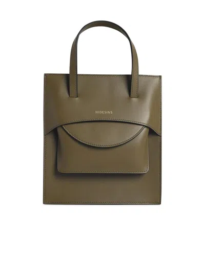 HIDESINS HIDESINS 'FLAP J PREMIERE' MUCHIO-COLOURED LEATHER BAG