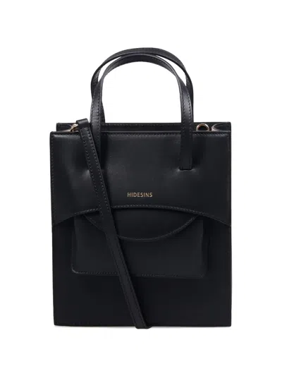 Hidesins Flap J Tote Bag In Black