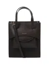 Hidesins Flap J Tote Bag In Black