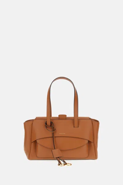 Hidesins Flap L Caramel Bag In Brown