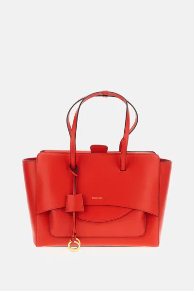 Hidesins Flap L Crossbody Bag In Red