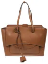 Hidesins Flap Medium Leather Tote Bag
