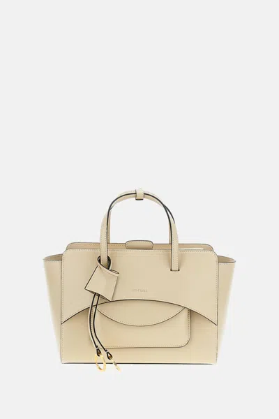 Hidesins Flap M Crossbody Bag In White