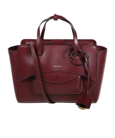 Hidesins Flap M Structured Tote Bag In Blue