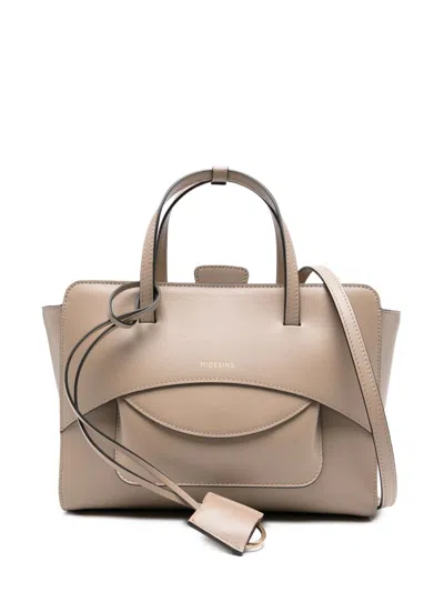 HIDESINS FLAP MEDIUM LEATHER TOTE