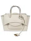 Hidesins Structured Beige Leather Handbag
