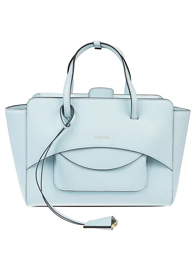 Hidesins Flap Medium Leather Tote Bag
