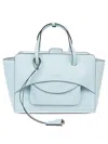 Hidesins Flap Medium Leather Tote Bag