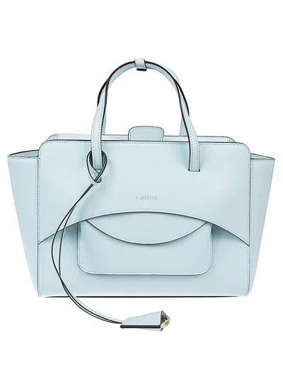 Hidesins Flap Medium Leather Tote Bag