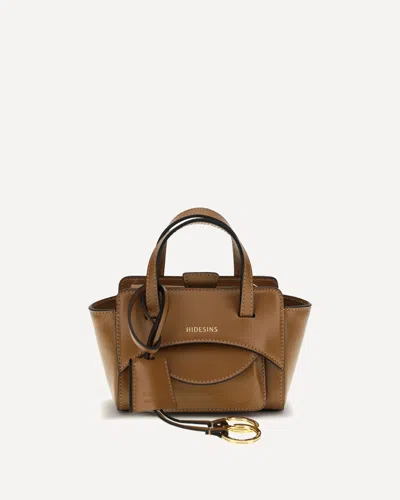 Hidesins Extra Small Flap Mini Bag In Brown