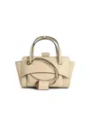 Hidesins 'flap S Premiere' Butter-colored Leather Bag In Neutral
