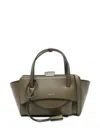 Hidesins 'flap S' Smooth Calf Leather Bag In Green