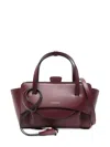 Hidesins Flap Small Leather Tote Bag