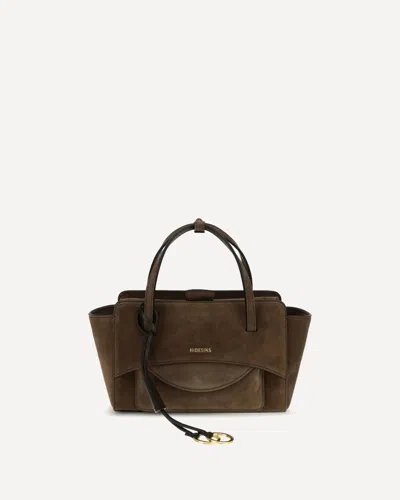 Hidesins Flap Small Shoulder Bag In Green
