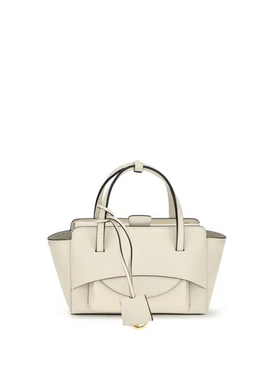 Hidesins Flap Top Handle Bag In Beige