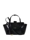 Hidesins Flap Tote Bag In Black