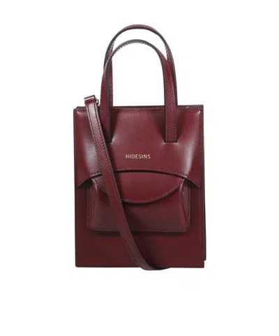 Hidesins Hand Shoulder Bag In Red