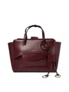 Hidesins Double Handle Shoulder Bag In Red