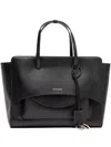Hidesins Knotted-handle Flap Shoulder Bag In Animal Print